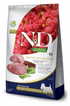 FARMINA N&D Quinoa Dog Weight Management Lamb Adult Mini - dry dog food - 2.5 kg