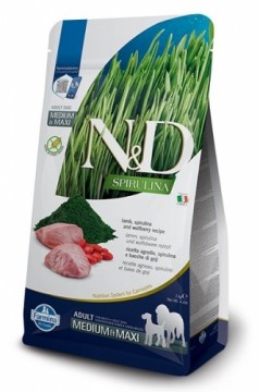 FARMINA N&D Spirulina Lamb Adult MED/MAXI - dry dog food - 7 kg