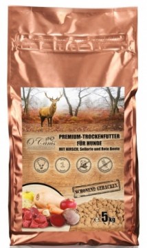 O'CANIS dry roasted dog food- deer flavor- 5 kg