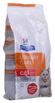 HILL'S PRESCRIPTION DIET Feline c/d Urinary Care Multicare Stress Dry cat food Chicken 3 kg