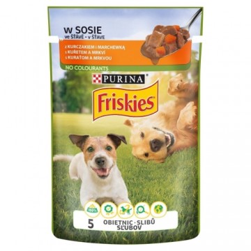 Purina Nestle PURINA Friskies Adult - Chicken and Carrot  - wet dog food - 100 g