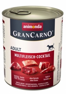 animonda GranCarno multi meat cocktail Beef, Chicken, Game, Heart, Turkey Adult 800 g