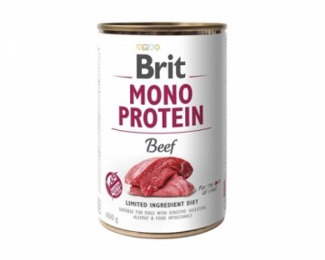 BRIT Mono Protein Beef - wet dog food - 400 g