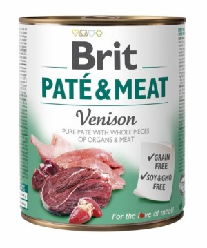 BRIT Paté & Meat with venison - 800g