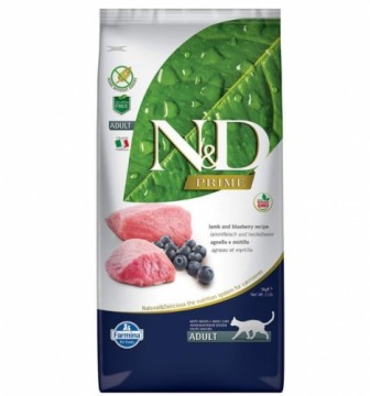 FARMINA N&D Prime Lamb & Blueberry - dry cat food - 5 kg