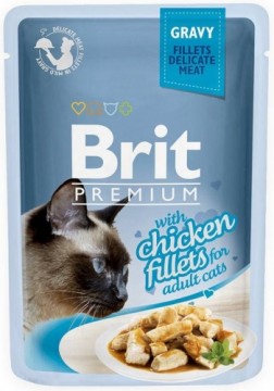 BRIT Premium with Chicken Fillets - wet cat food - 85g