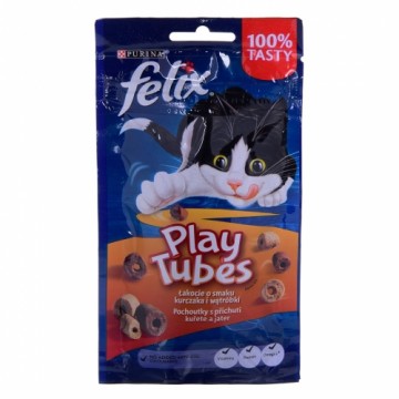 Purina Nestle FELIX Play Tubes Chicken, Liver  - dry cat food - 50 g