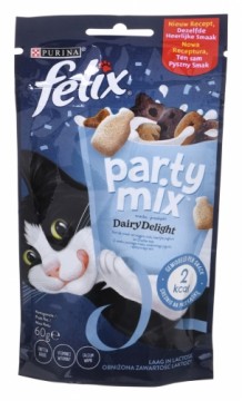 Purina Nestle FELIX Party Mix Dairy Delight - Cat snack - 60g