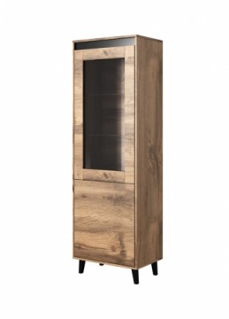 Cama Meble Cabinet NORD 60x38x182.5 cm oak wotan/anthracite