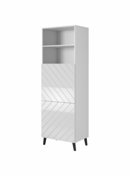 Cama Meble Cabinet ABETO 60x40x176.5 cm white/gloss white