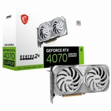 Grafikas Karte MSI GEFORCE RTX 4070 SUPER 12G VENTUS 2X WHITE OC GEFORCE RTX 4070 12 GB RAM