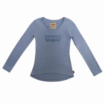 Детская рубашка с длинным рукавом Levi's Fille Синяя сталь