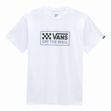 Men’s Short Sleeve T-Shirt Vans Wrecked Angle White Men