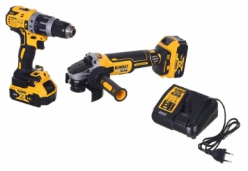 Dewalt COMBO set 18V DCD796, DCG405 + 2x5,0Ah DCK208