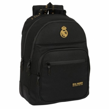Школьный рюкзак Real Madrid C.F. Чёрный 32 x 42 x 15 cm