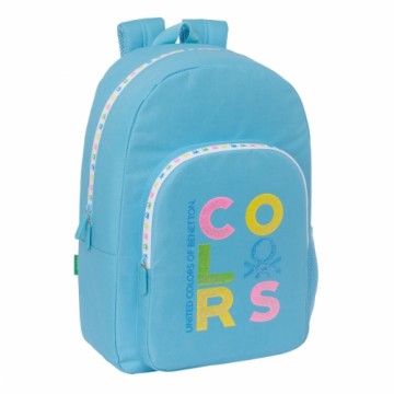 Skolas soma Benetton Spring Celeste 30 x 46 x 14 cm