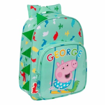 Skolas soma Peppa Pig George Piparmētra 26 x 34 x 11 cm