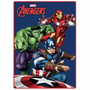 Одеяло The Avengers Super heroes 100 x 140 cm Разноцветный полиэстер