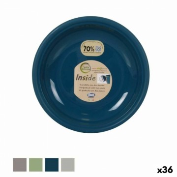 Плоская тарелка Dem Inside Пластик Ø 25 x 25 x 2 cm (36 штук)