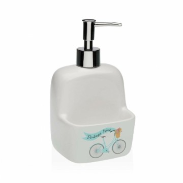 Soap Dispenser Versa Bicycle White Ceramic