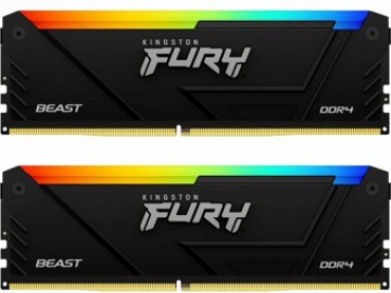 Operatīvā atmiņa Kingston Fury Beast RGB 16GB Black