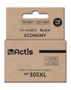 Actis KH-305BKR ink for HP printer; HP 305XL 3YM62AE replacement; Standard; 20 ml; black