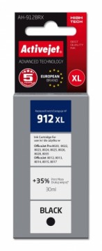 Activejet AH-912BRX Ink Cartridge (replacement for HP 912XL 3YL84AE; Premium; 1100 pages; 30 ml, black)