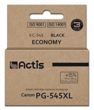 Actis KC-545 Ink Cartridge (replacement for Canon PG-545XL; Supreme; 15 ml; 207 pages; black).