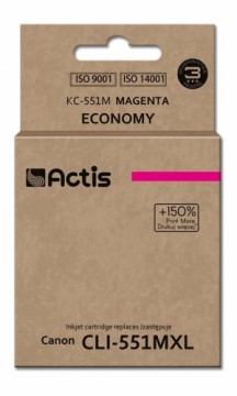 Actis KC-551M ink (replacement for Canon CLI-551M; Standard; 12 ml; magenta (with chip)