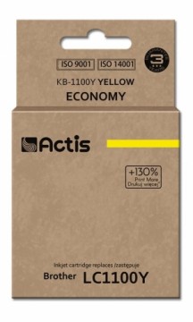 Actis KB-1100Y ink (replacement for Brother LC1100Y/LC980Yreplacement; Standard; 19 ml; yellow)