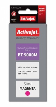 Activejet AB-5000M Ink Bottle (Replacement for Brother BT-5000M; Supreme; 50 ml; magenta)