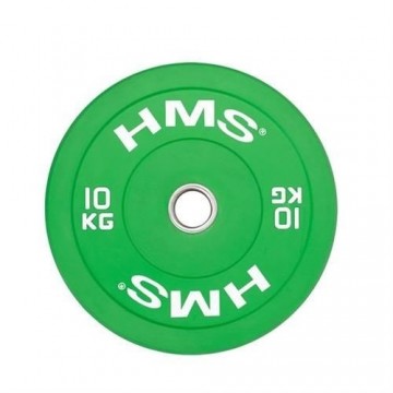 Olympic Bumper 10kg plate Green HMS CBR10