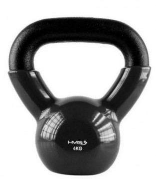 Kettlebell vinyl 4kg black HMS KNV04