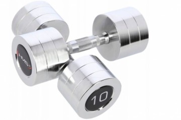 Chrome dumbbells 2x10 kg HMS CHD10