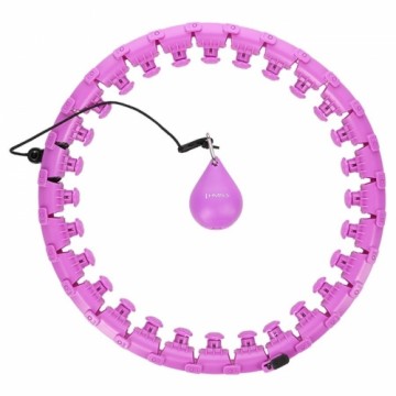 Hula hop plus size with tabs and weights HMS HHW12 purple