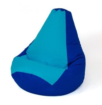 Go Gift Sako bag pouffe Pear blue L 105 x 80 cm