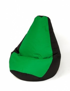 Go Gift Sako bag pouffe Pear black and green L 105 x 80 cm