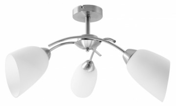 Activejet Classic chandelier pendant ceiling lamp NIKITA nickel triple 3xE27 for living room