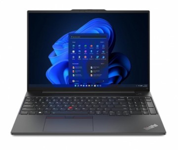 Lenovo ThinkPad E16 Laptop 40.6 cm (16") WUXGA Intel® Core™ i5 i5-1335U 16 GB DDR4-SDRAM 512 GB SSD MX550 Wi-Fi 6 (802.11ax) Windows 11 Pro Black