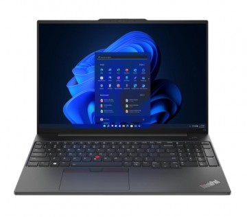 Lenovo ThinkPad E16 Laptop 40.6 cm (16") WUXGA Intel® Core™ i5 i5-1335U 16 GB DDR4-SDRAM 512 GB SSD Wi-Fi 6 (802.11ax) Windows 11 Pro Black