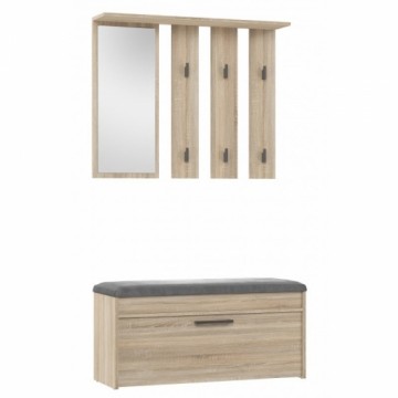 Top E Shop PARMA closet 100x35x180 cm, oak sonoma