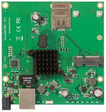 MikroTik RBM11G | Маршрутизатор | 1x RJ45 1000Mb|s, 1x miniPCI-e, 1x SIM