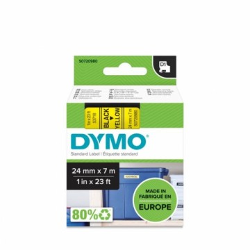 Ламинированная лента для фломастеров Dymo S0720980 Чёрный 24 mm