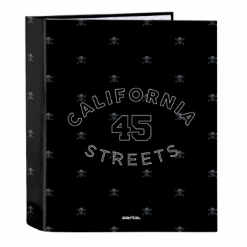 Ring binder Safta California Black A4 27 x 33 x 6 cm