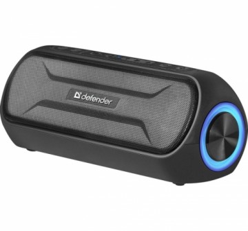 Defender Bluetooth speaker S1000 20W BT/FM/AUX LIGHTS black