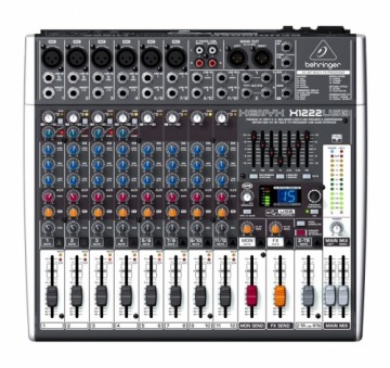Behringer X1222USB audio mixer 4 channels