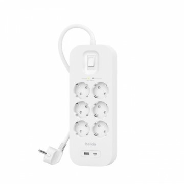 Belkin Connect White 6 AC outlet(s) 2 m