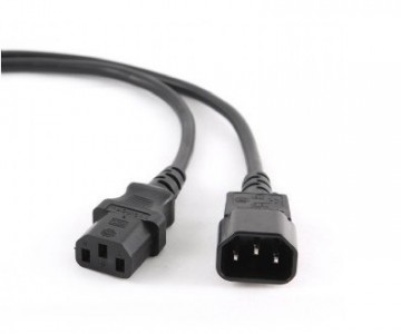 Gembird PC-189-VDE-3M power cable Black C14 coupler