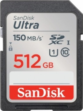 Atmiņas karte Sandisk Ultra SDXC 512GB