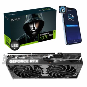 KFA2 GeForce RTX 4070 Super 2X 1-Click OC 12GB - 12GB GDDR6X, 1x HDMI, 3x DP